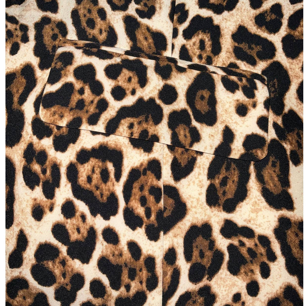 Nina Parker PRINTED BLAZER COLOR: Cheetah Brown SIZE: 2X NWT - Picture 9 of 11